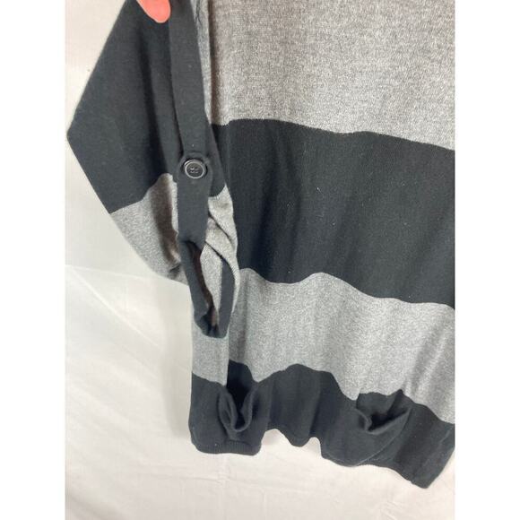 Caslon Oversized Sweater Striped with Pockets size Petite XS - Picture 3 of 5